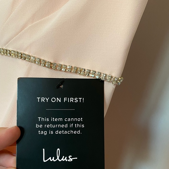 Blush Lace-Up Maxi Dress - BRAND NEW - Picture 7 of 7